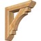 Ekena Millwork Merced Slat Rough Sawn Bracket w/ Offset Brace, Western Red Cedar, 6"W x 26"D x 26"H BKT0604X26X26MRC06RWR - alternate 1
